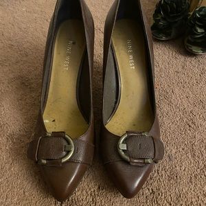 Nine West high heels brownie US 6
